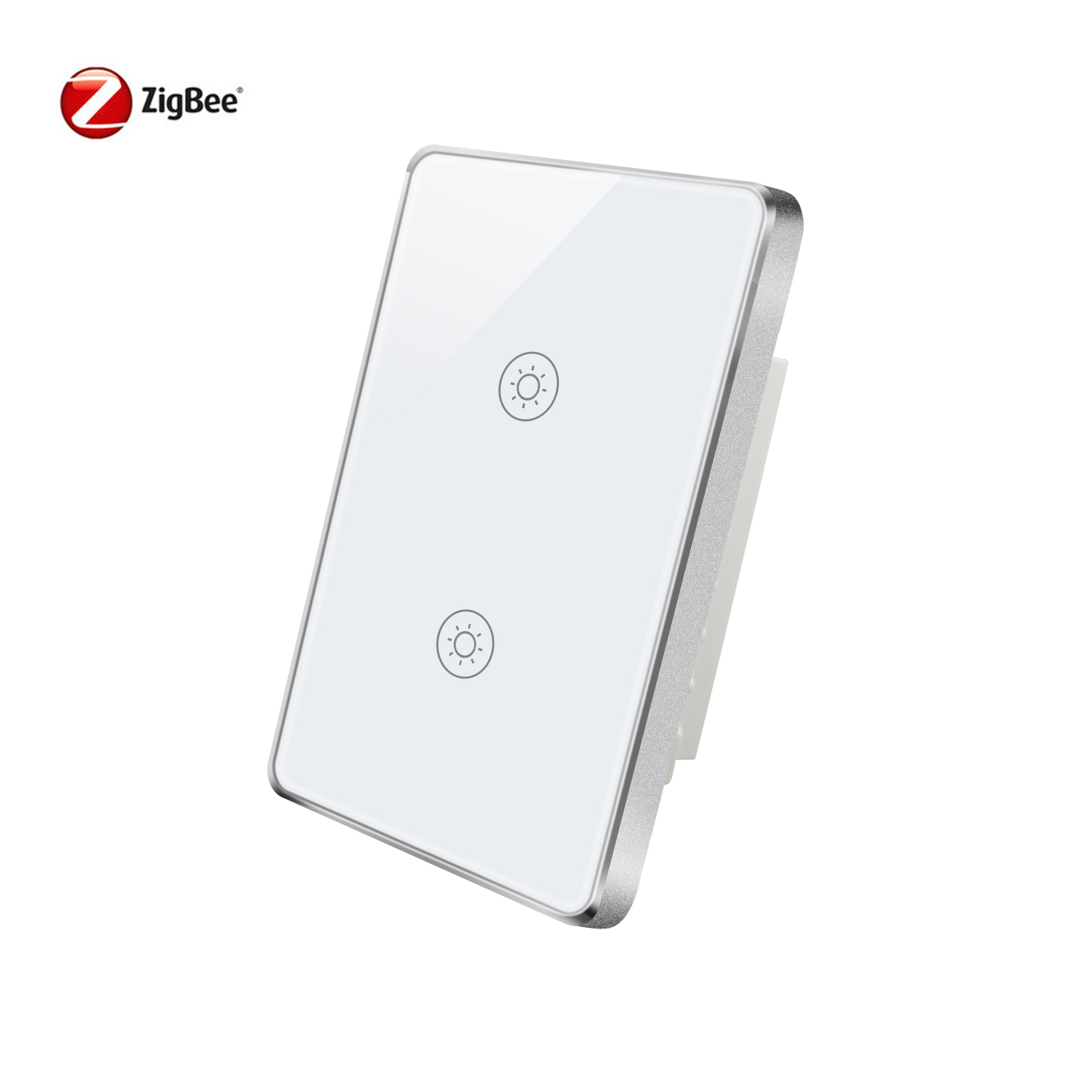 UEMON Smart home Zigbee Remote Wall Touch Switch  1/2/3 Gang Glass Panel light Switch